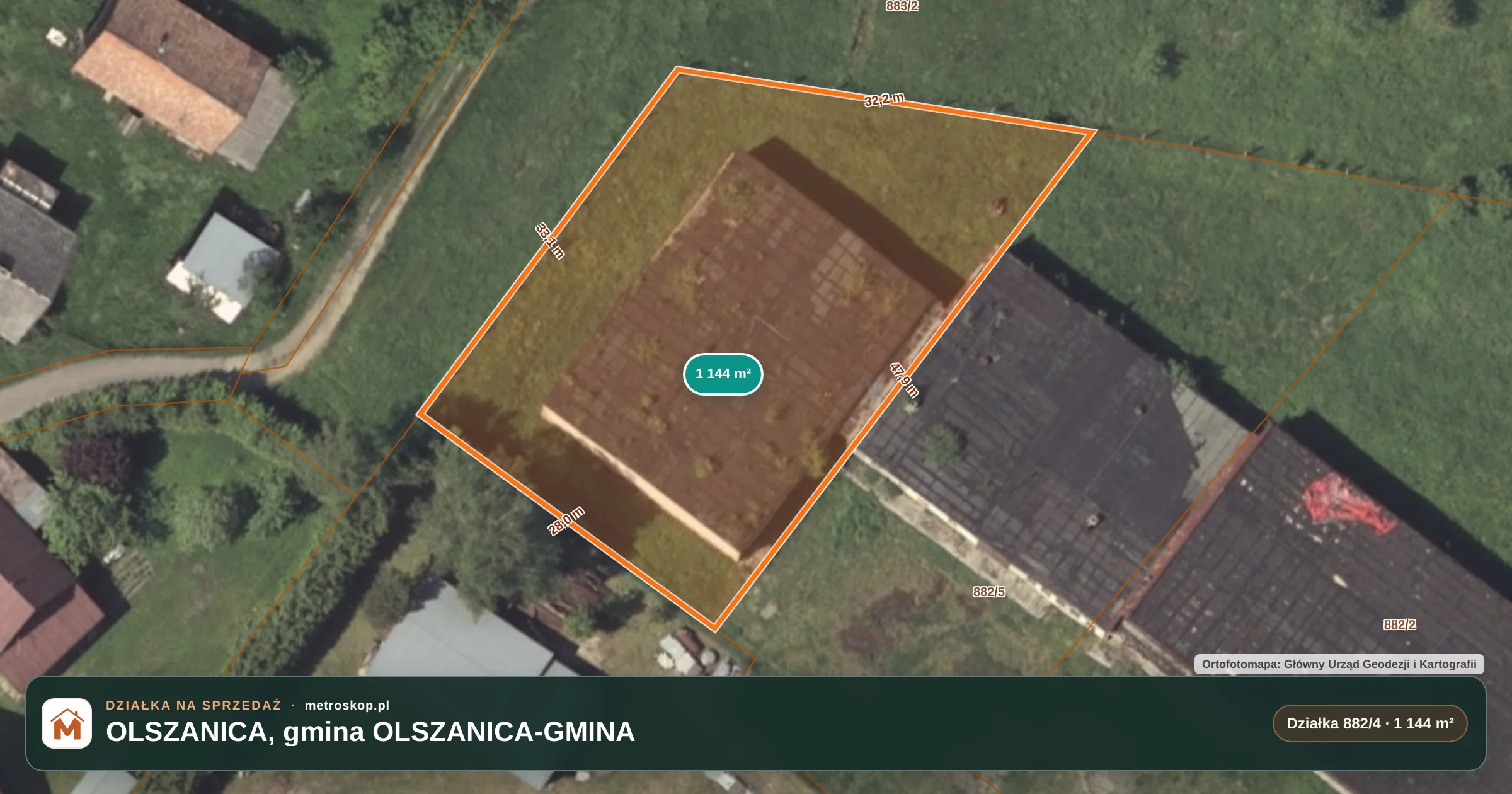 Mapa lokalizacji ogłoszenia