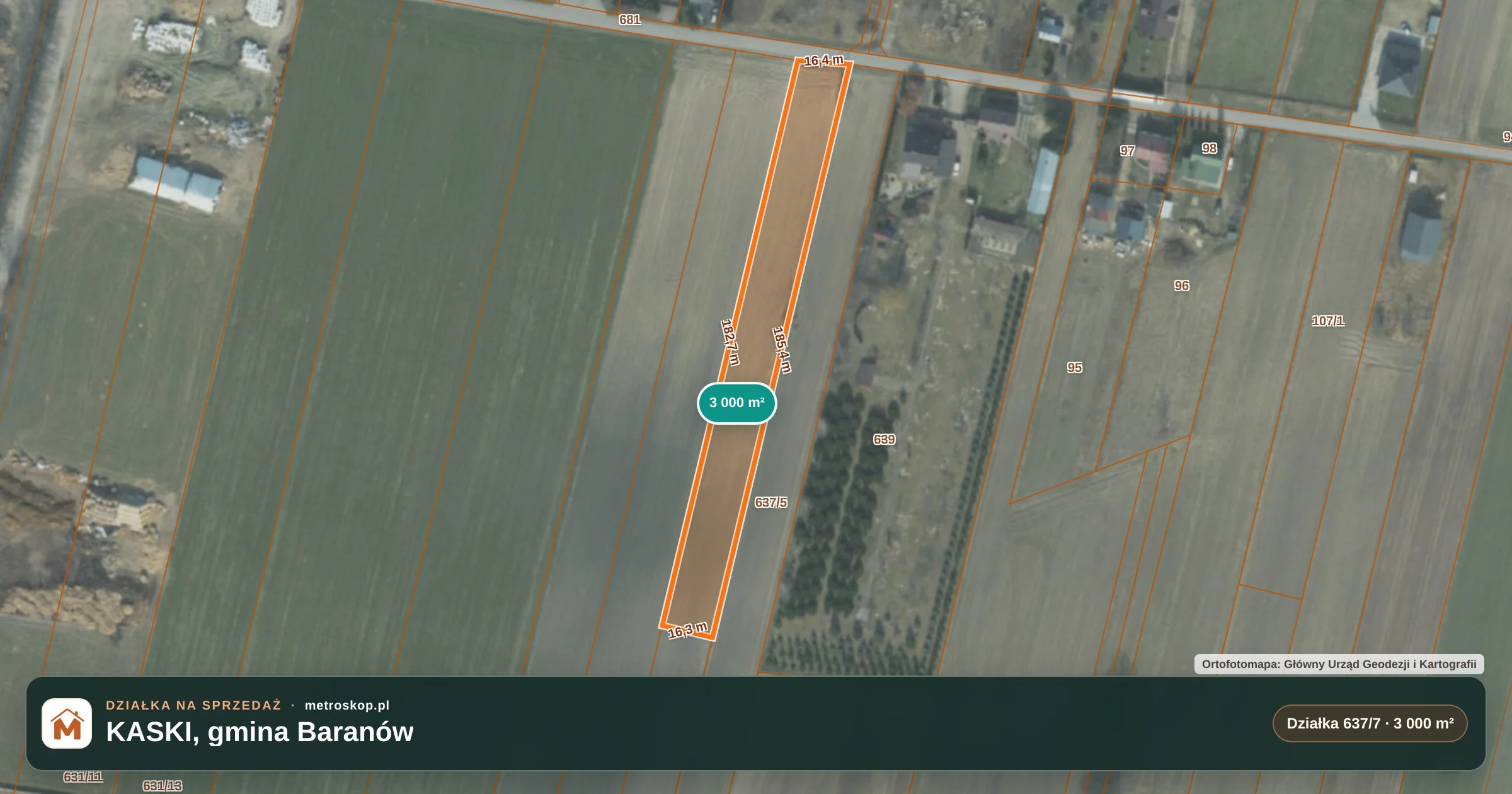 Mapa lokalizacji ogłoszenia