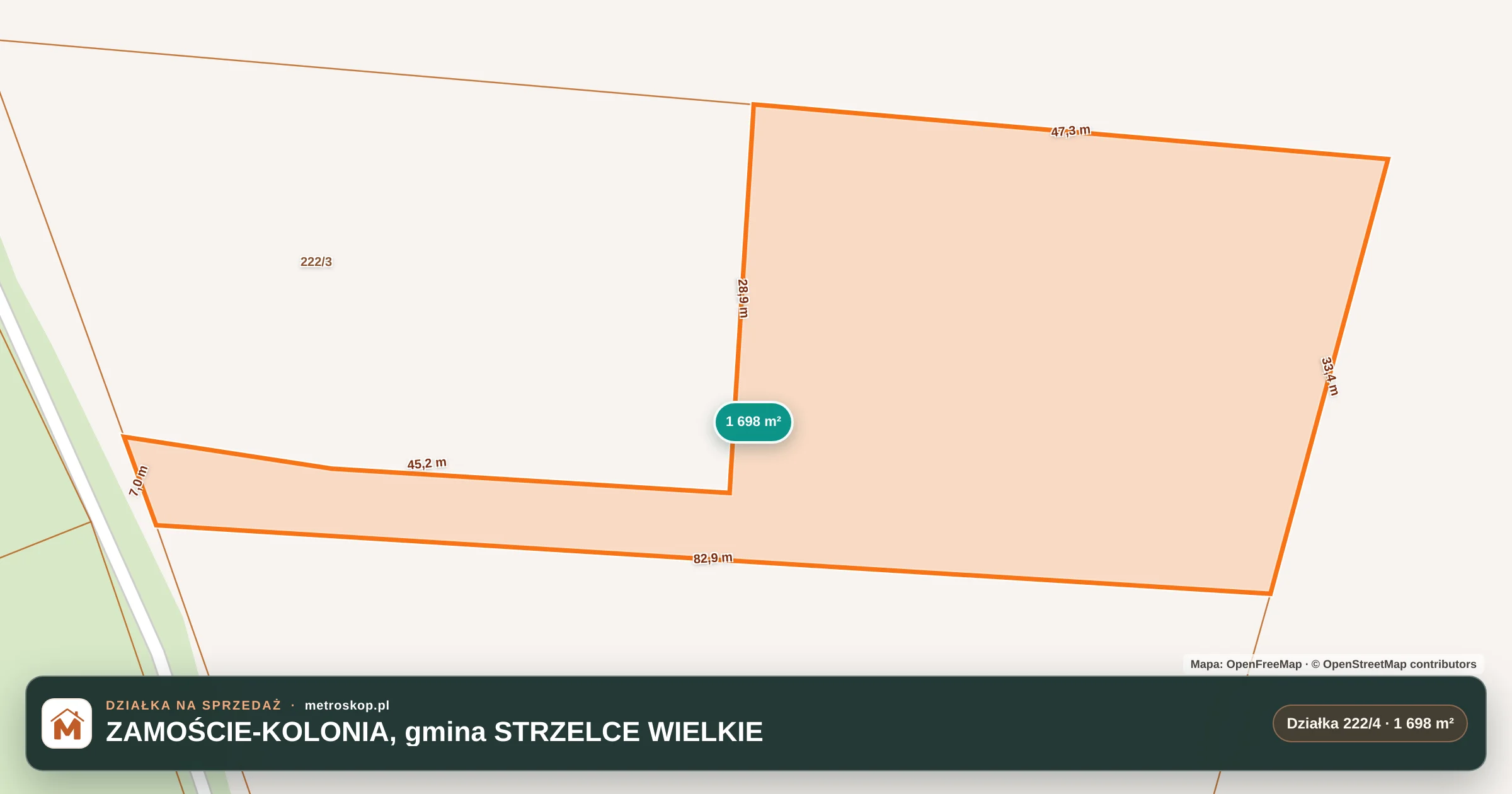 Mapa lokalizacji ogłoszenia