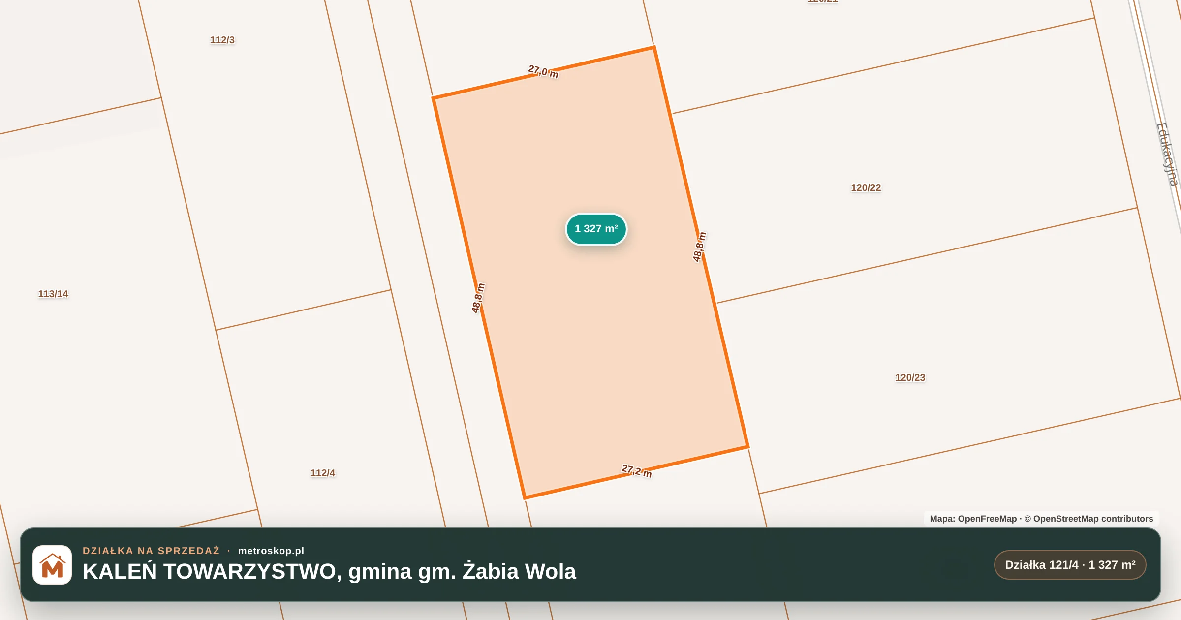 Mapa lokalizacji ogłoszenia