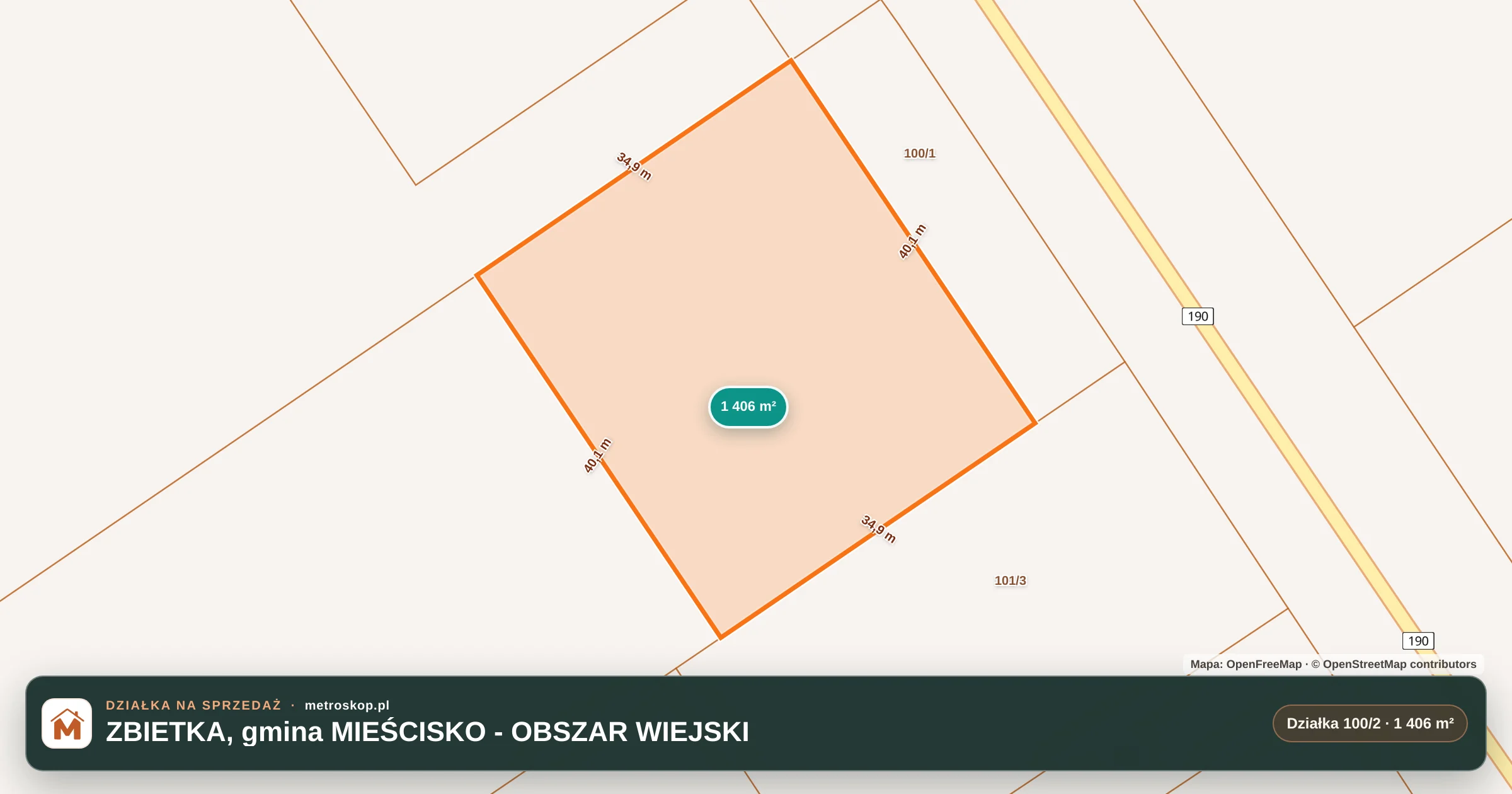 Mapa lokalizacji ogłoszenia