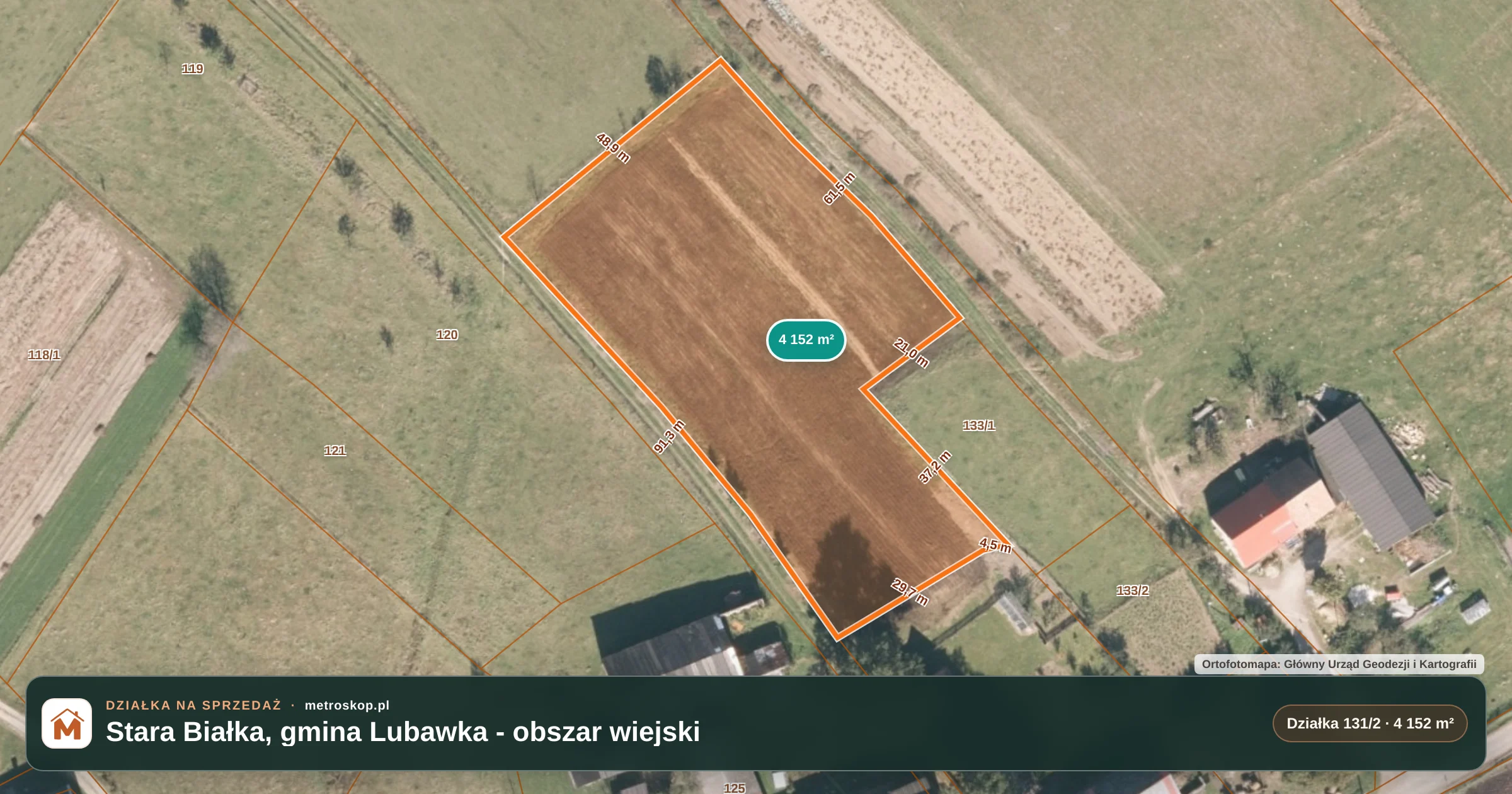 Mapa lokalizacji ogłoszenia