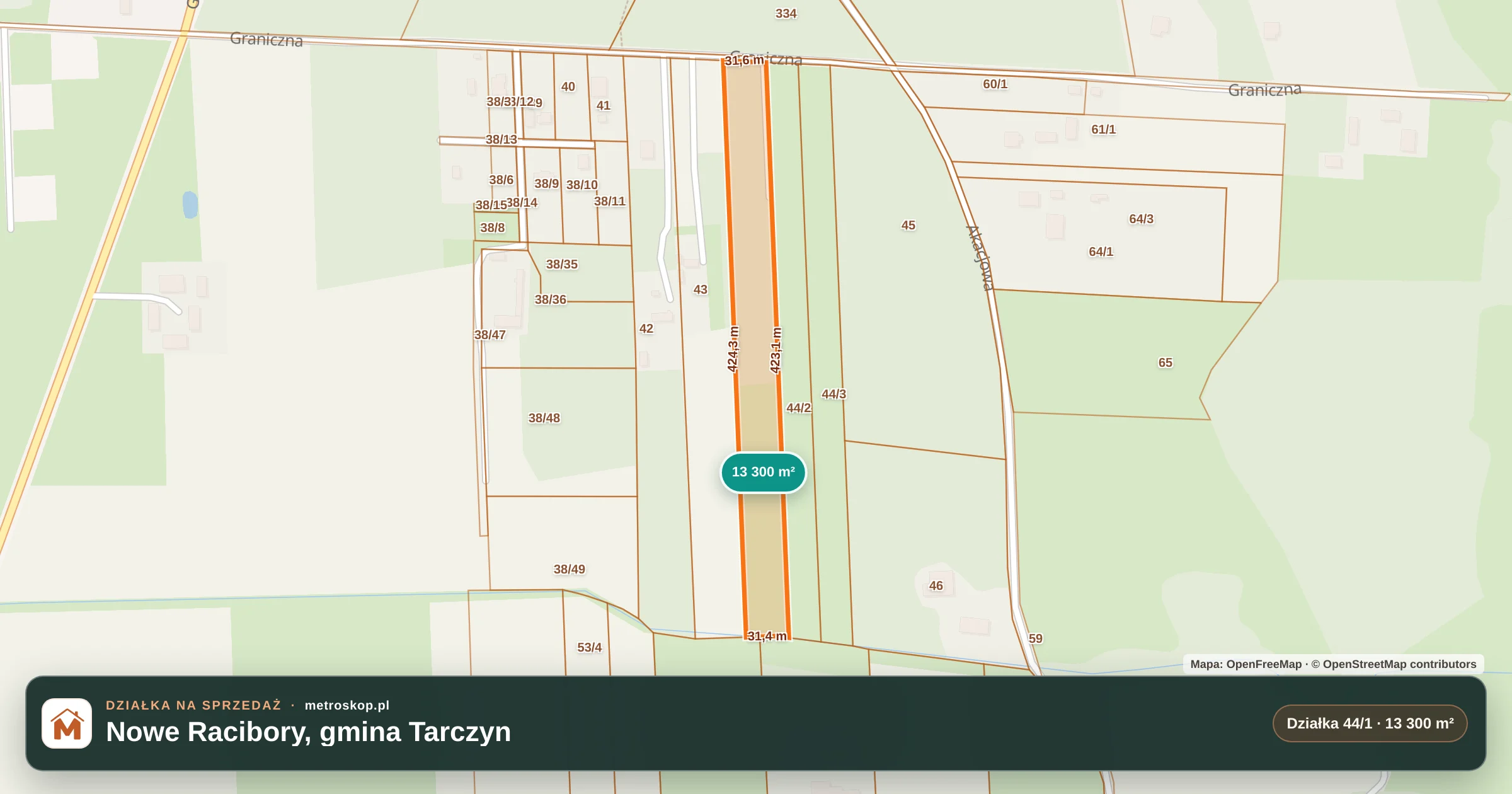 Mapa lokalizacji ogłoszenia