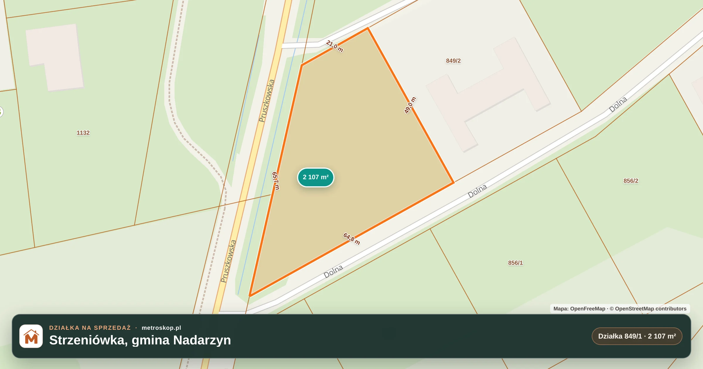 Mapa lokalizacji ogłoszenia