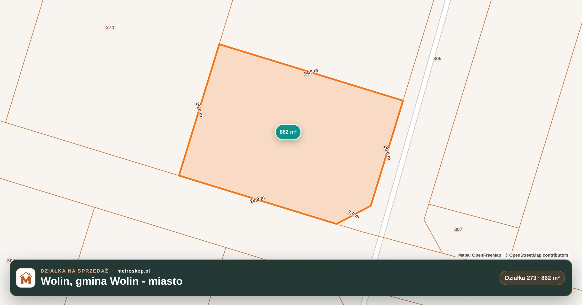 Mapa lokalizacji ogłoszenia