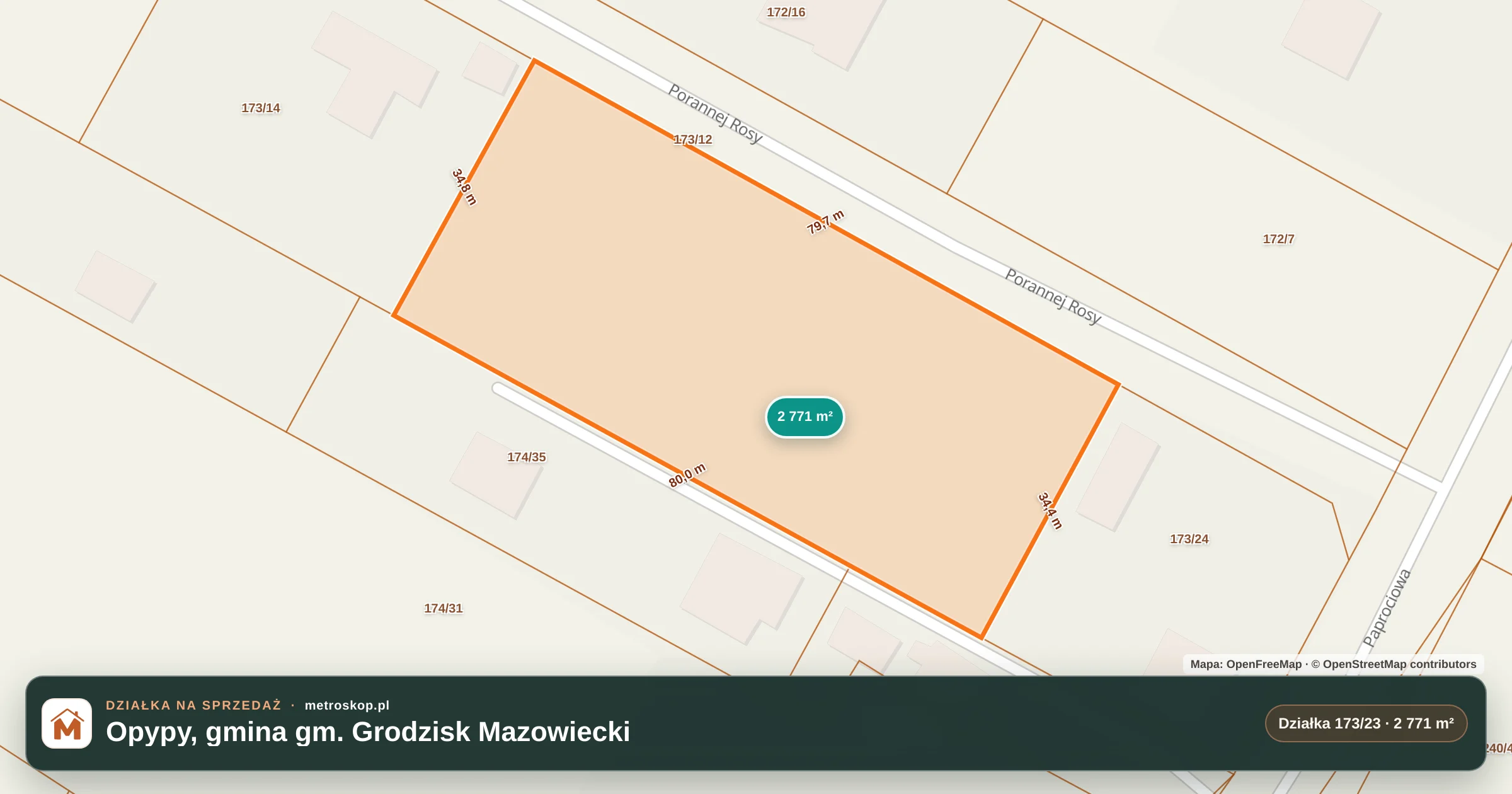 Mapa lokalizacji ogłoszenia