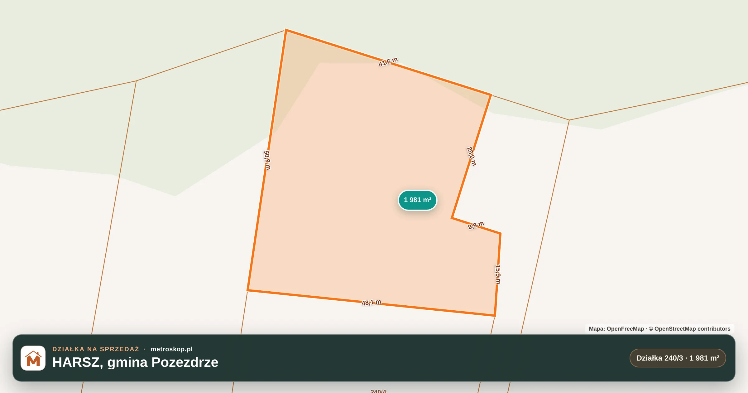 Mapa lokalizacji ogłoszenia