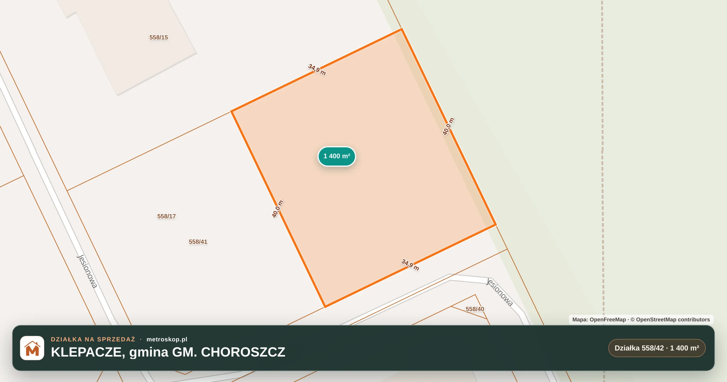 Mapa lokalizacji ogłoszenia