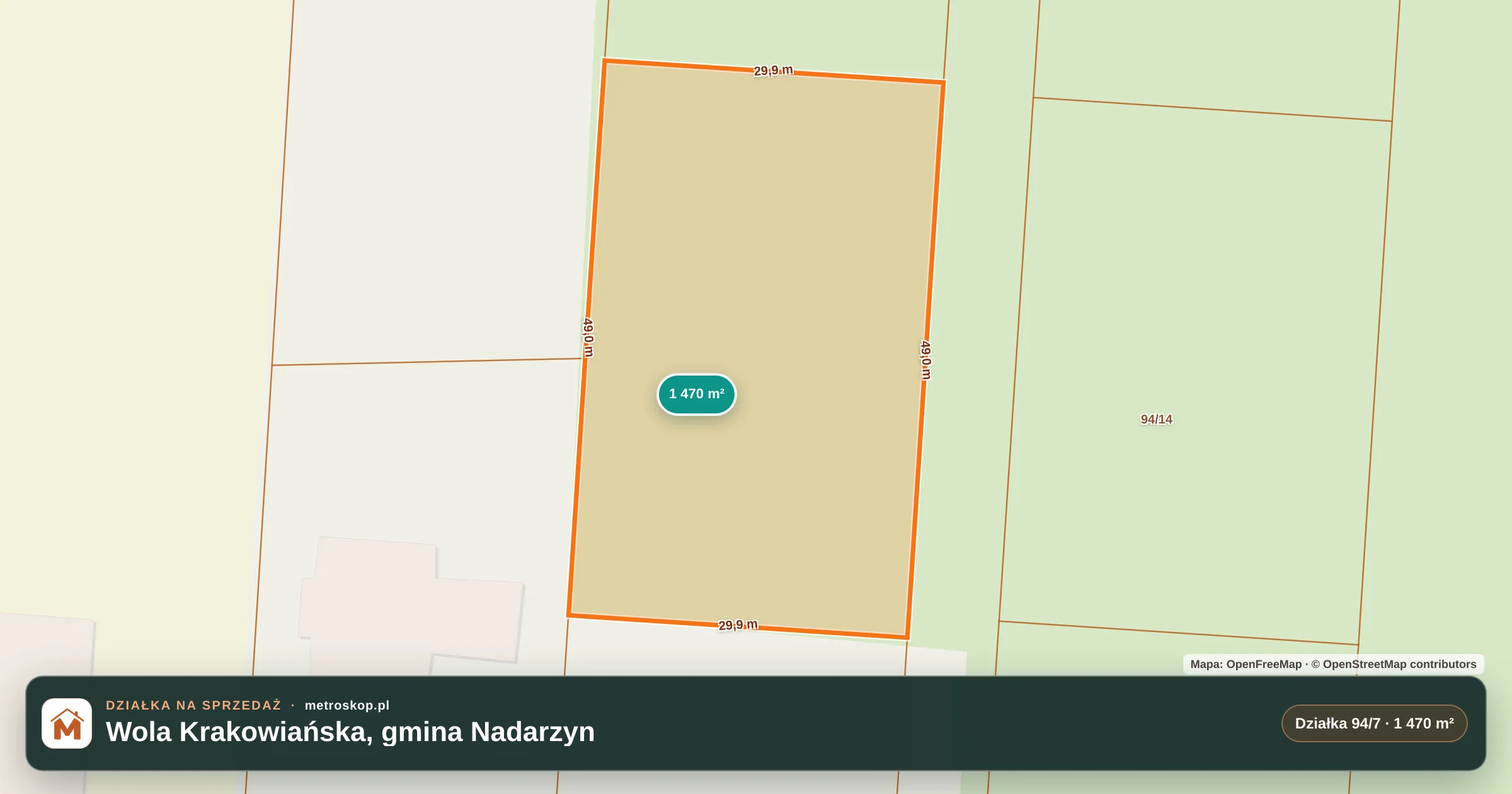 Mapa lokalizacji ogłoszenia