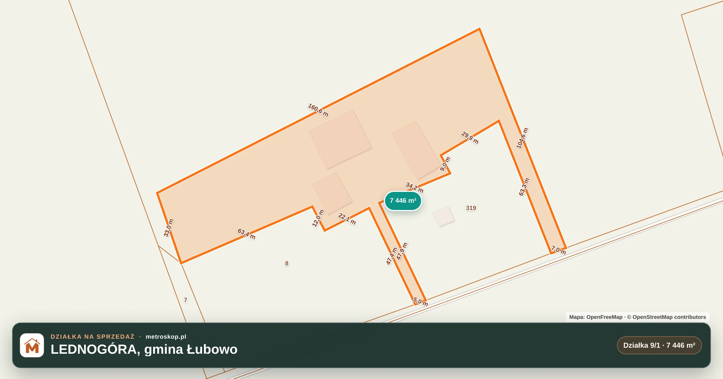 Mapa lokalizacji ogłoszenia