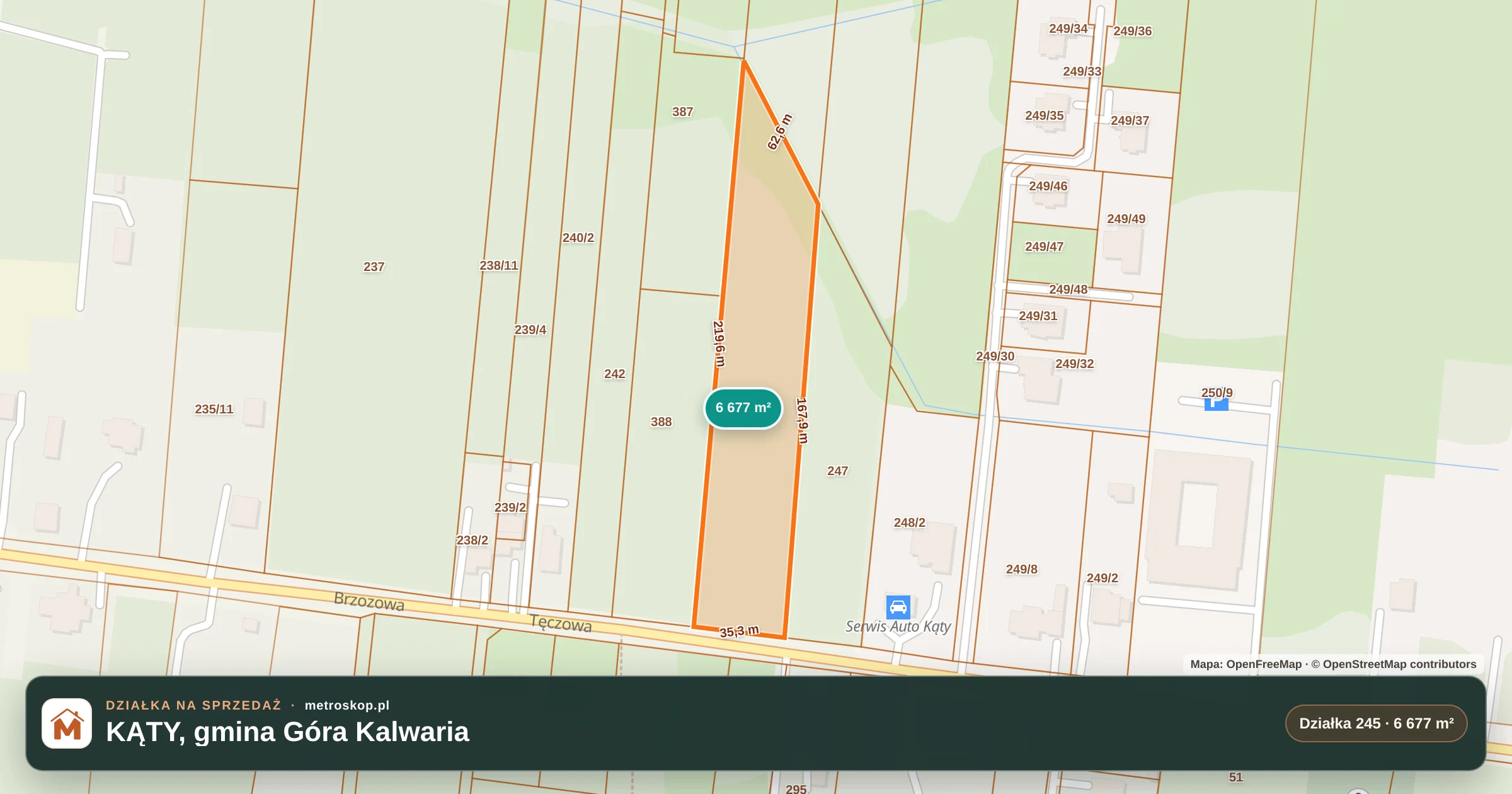 Mapa lokalizacji ogłoszenia