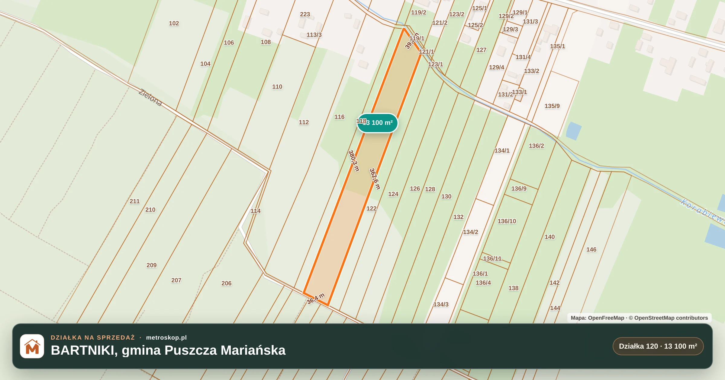 Mapa lokalizacji ogłoszenia