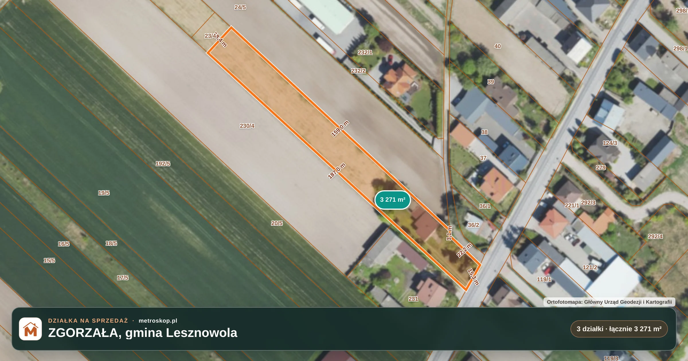 Mapa lokalizacji ogłoszenia