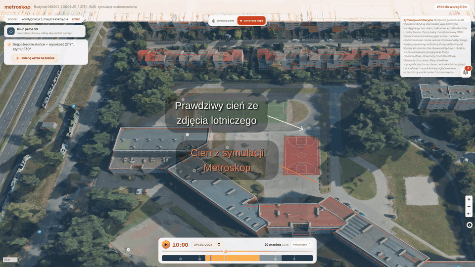 Nowość: symulator padania słońca